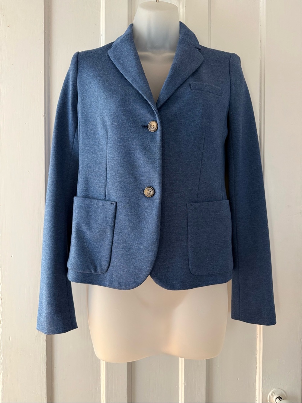 Women's Blue Tailored Blazer Jacket